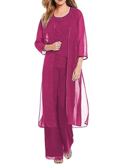 Custom Made Mother of Bride Dresses with Stylish Jacket - HER SHOP
