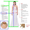 3D Flower Lace Appliques 2021 V-Neck Backless A-Line Tulle Wedding Dress