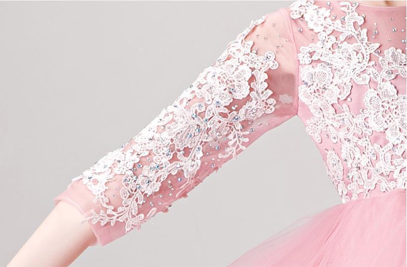 Girls Pink Tulle Ball Gowns