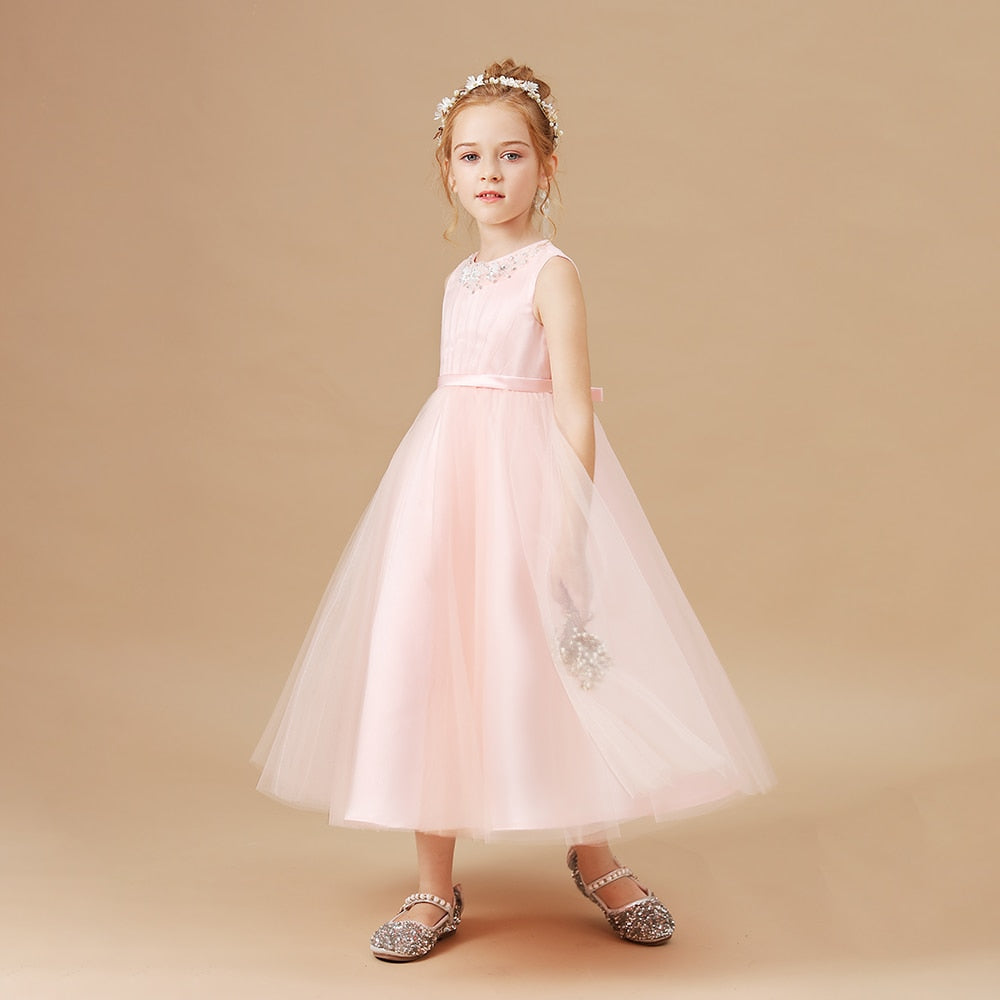 Girls Princess Elegant Party Dress