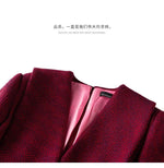 High End Tweed Temperament Banquet Dress