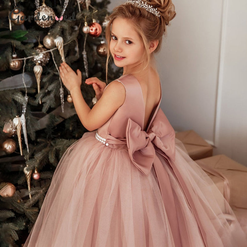 Puffy Tulle First Communion Princess Dresses