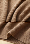 Autumn and Winter Women's Cashmere Hooded Sweater Suit with Cashmere Pants