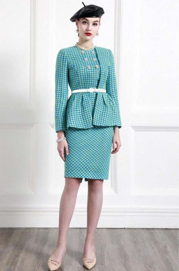 Spring Fashion Professional Hepburn Temperament Two-Piece Set