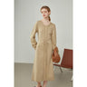 thick knitted dress Taupe Ribbed Knit Maxi Dress