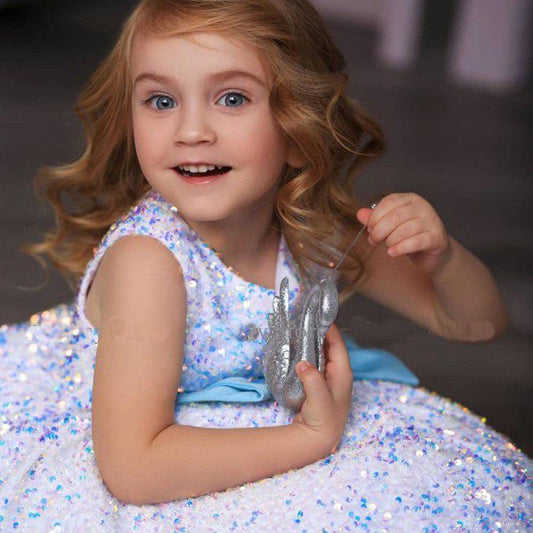 Girl Birthday Party Dress / First Communion Dress / Flower Girl Dresses - HER SHOP