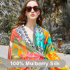 100% Silk Long Luxury Beach Scarf 245*110cm