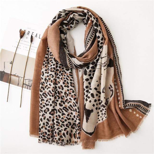 Fashion Animal Leopard Scarf