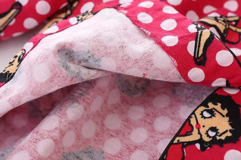 Her Shop Sleepwear 2PCs Cotton Pajamas Sets
