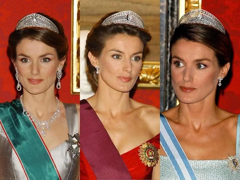 Her Shop Spanish Royal Queen Princess Cubic Tiaras Wedding Crown