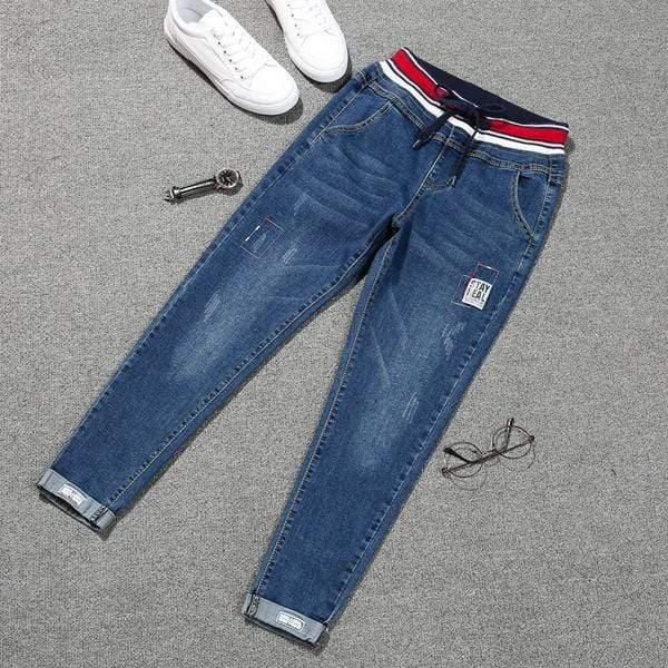 Stretch  Pencil  Jeans - HER SHOP