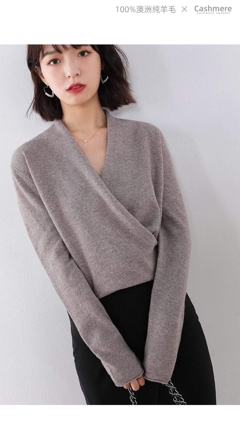 Her Shop Sweaters & Hoodies 100% Pure Wool Knitted Sweater