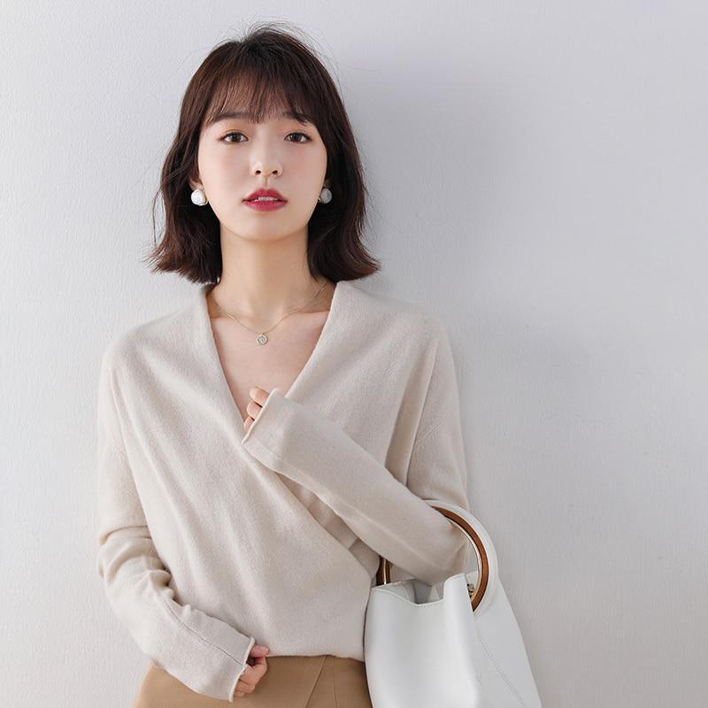 Her Shop Sweaters & Hoodies 100% Pure Wool Knitted Sweater