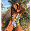 Her Shop Swimwear FR18130S / S Backless Monokini One Piece Swimsuit