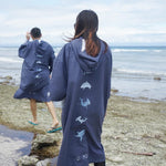 Microfiber Unisex Beach Robe / Swimming Bath Suit for Kayaking Bathing Vacation-Sun Wind Protection