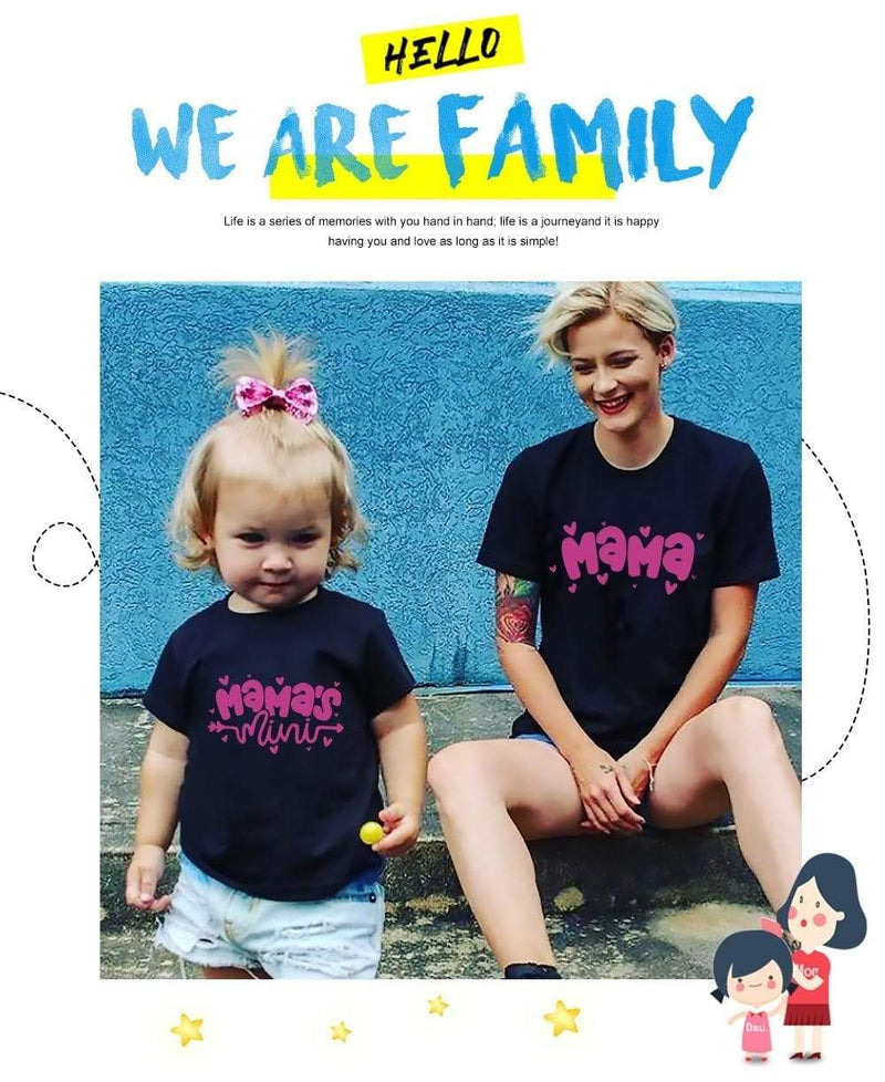 Mother Daughter Family Matching T-shirt