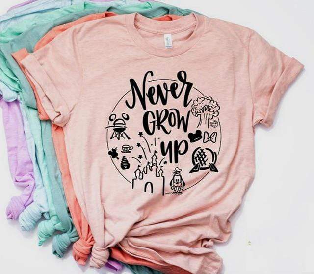 Never Grow Up Graphic Tee