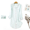 Flannel Nightdress Plus Size Women Sleepwear