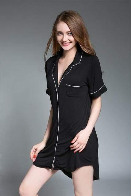 Sexy Solid Vintage Nightwear - HER SHOP