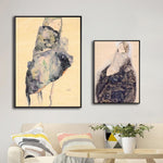 Vinsonloud Home Decoration Print Canvas Wall Art Picture Poster Paintings Oil Unframed Drawings Austrian Egon Schiele